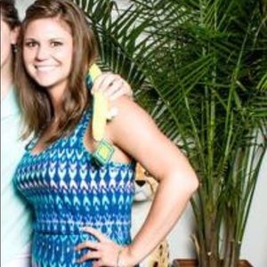 Blue patterned American Eagle dress